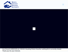 Tablet Screenshot of northchicagohousing.org